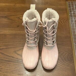 Pink Jack Rogers boots, size 7